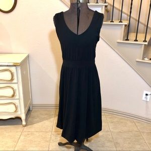 Mossimo Black Dress Sleeveless Jersey Stretch Size Medium LBD Casual LBD